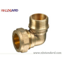 Brass Compression Fitting of Male Elbow/Copper Male Elbow Fitting/Copper Tube